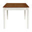Ensemble de table de salle à manger en bois Mid-Century 6 pièces, ensemble de table de cuisine avec tiroir, chaises rembourrées et banc-130154982-130154984-130154983