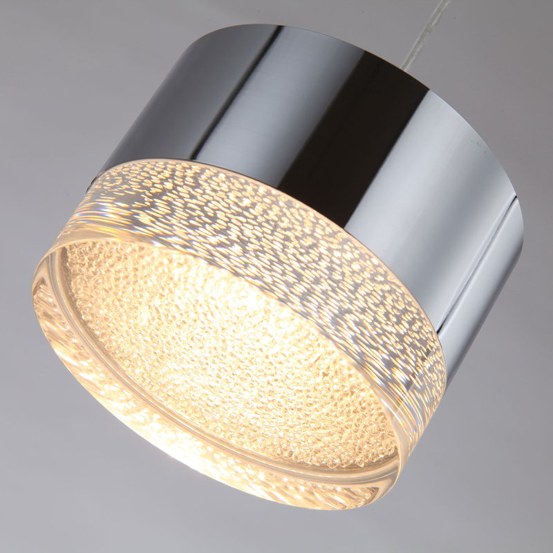 Barnsdall Dimmable LED Vanity Light, Chrome, 3