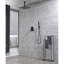 Ensemble de système de douche de plafond avec douche à main et pomme de douche 16 po