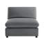 Fauteuil de chambre sans accoudoirs Caylie - gris anthracite-1324093643