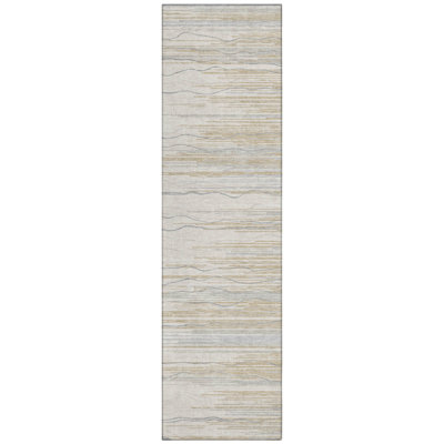  Machine Washable Indoor/Outdoor Chantille ACN996 Paprika Area Rug