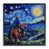 Giclée encadrée noir minuit