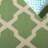 Bordeaux Geometric Green/Blue Indoor/Outdoor Area Rug-169058416