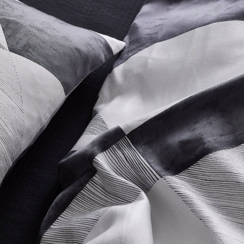 Clio Duvet Cover, King Duvet Cover, Pearl