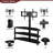 Multi-Function TV Stand Height Adjustable Bracket Swivel 3-Tier