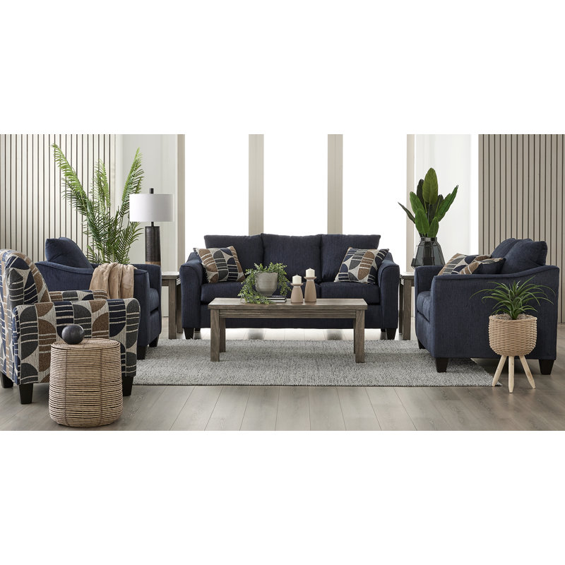  Chaise rembourrée 1250, bleu marine Rocket, Fusée marine