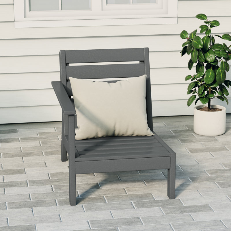 Hydea Outdoor Lounge Chair, Grey