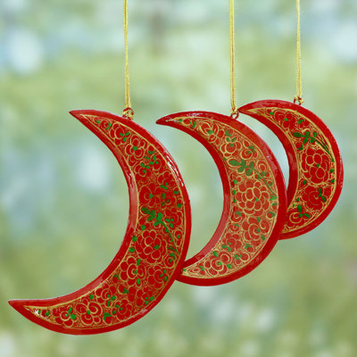 Handmade Wood Holiday Shaped Ornament
