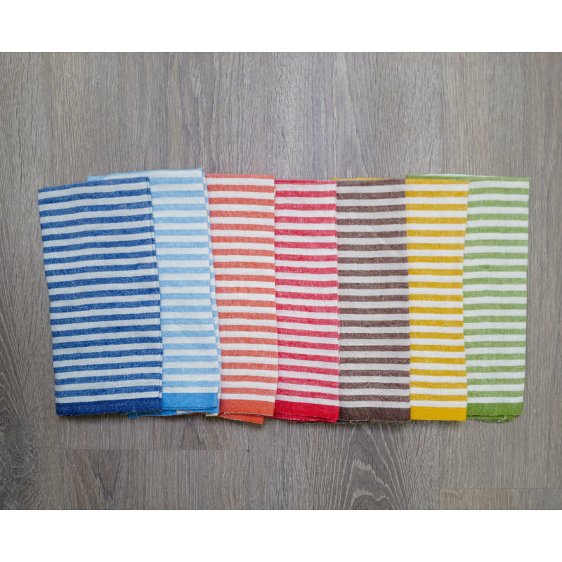 Adamsburg Linen Square Napkins, Blueberry