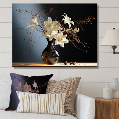 Morning Glory Bouquet Vase sur toile