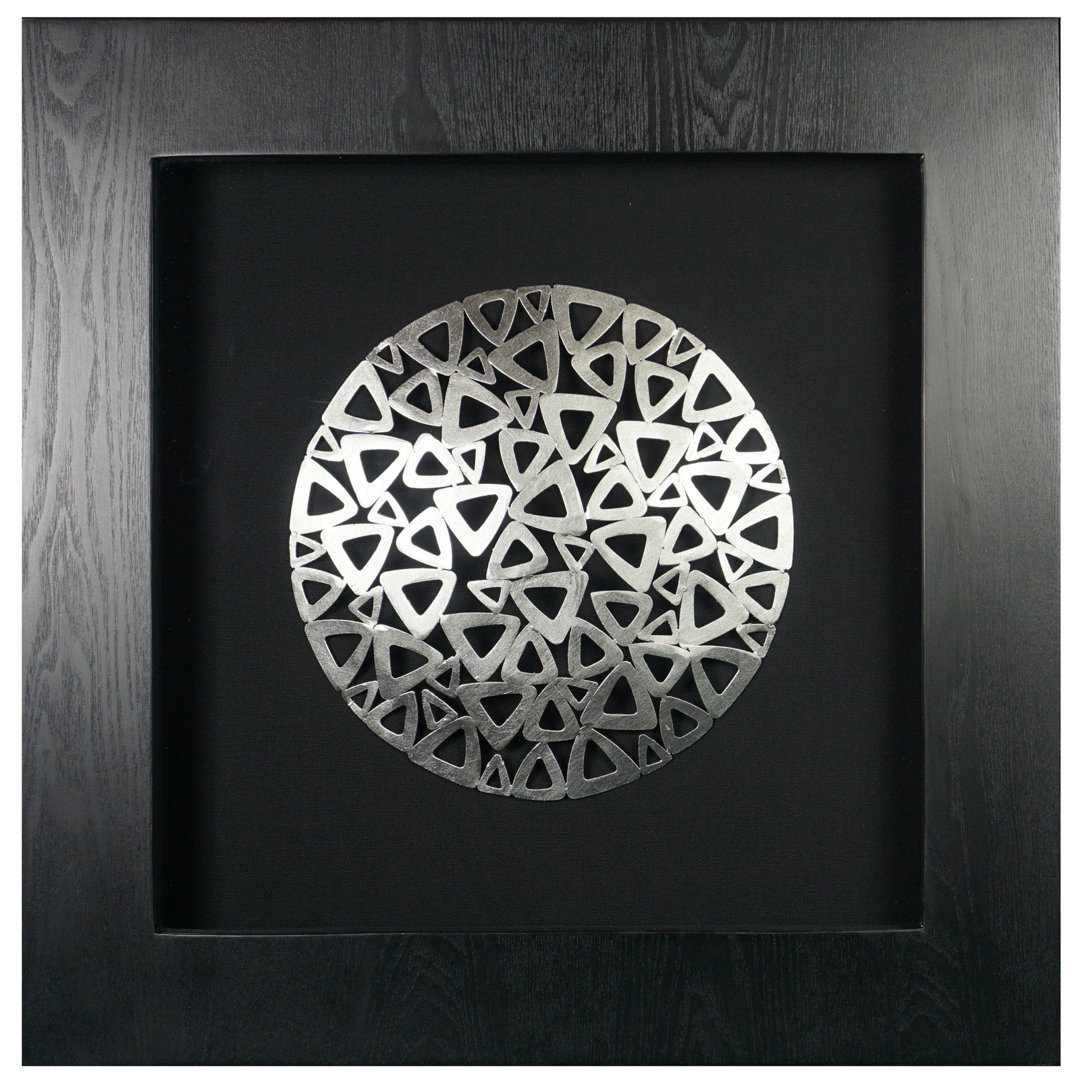 Handmade Modern Abstract Wall Decor on Metal Orren Ellis