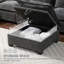 117.5" Wide Oversized 7-Seater Chenille Sectional Sofa with Storage Ottoman-2141172644