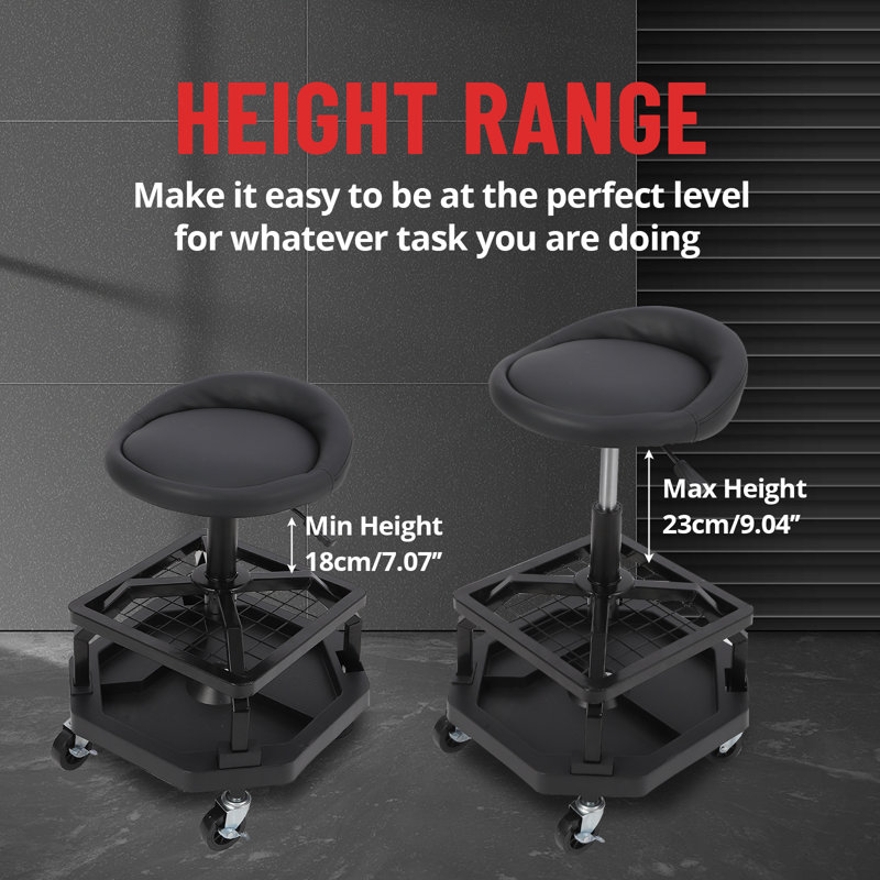 Adjustable Height Lab Stool