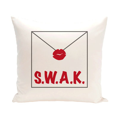 Valentine's Day Square Pillow Cover and Insert