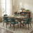 Upholstered Wood Legs Dining Chairs-507314365