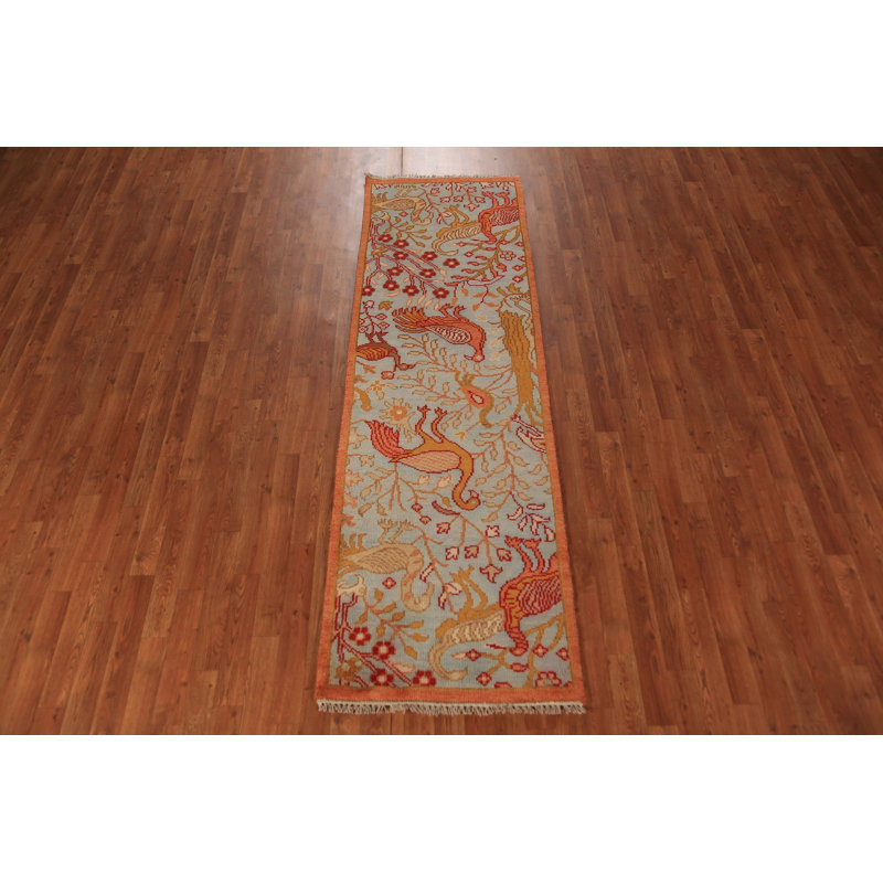 Tapis de couloir indien animaux 3 x 8 Ziegler
