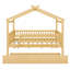 Lit en bois avec couchette
