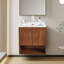 Meuble de rangement mural ouvert en chêne L 24 po x H 24,8 po x P 19,7 po-1196638584