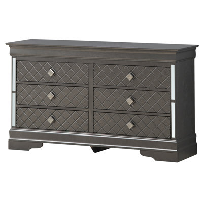 Boatner 6 Drawer 59" W Dresser by Ebern Designs