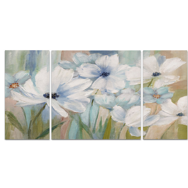 Printemps - impression multi-pièces sur toile, H 40 po x l 80 po x P 1,5 po