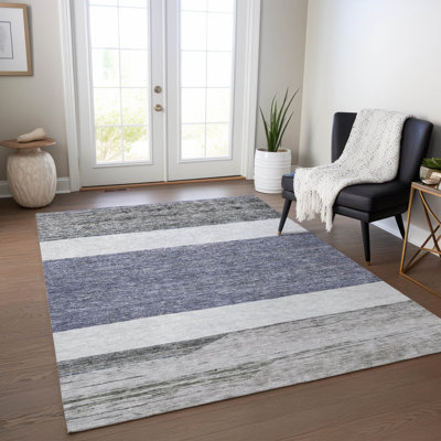 Tapis intérieur / extérieur Chantissa Denim