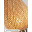 Luminaire d'appoint debout moderne en bambou tissé