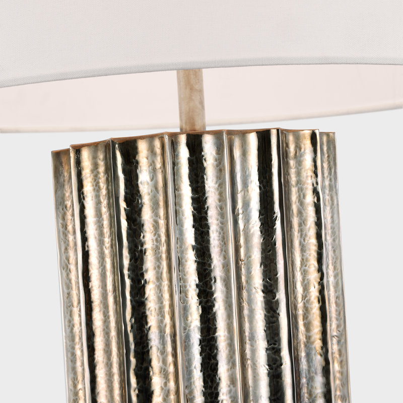 Kolber Table Lamp, Butler's Silver