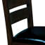 2 chaises de hauteur comptoir, en similicuir noir, assise en mousse, dossier classique, solide et robuste, de 2 chaises, revêtement en cuir, siège rembourré, structure stable intemporelle, cabane