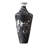 Irregular handcrafted ceramic tabletop vase, splash-ink pattern ceramic vase, ceramic textured decorative vase-1471025881