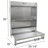 Aluminum Work Station Storage Cabinet With Flip-Out Work Tray And Paper Towel Rack Organizer For Garage, Shop, And Enclosed Trailers