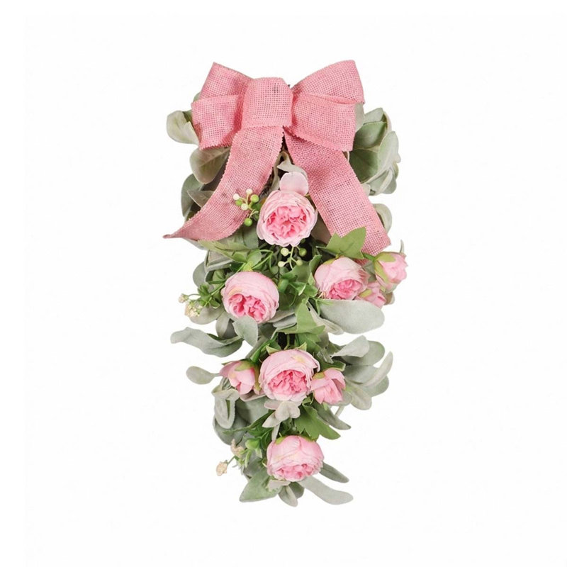 Couronne de rose artificielle