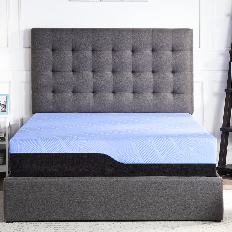 Très grand matelas très grand en mousse de latex de 12 po et ressorts pour une nuit de repos reposante