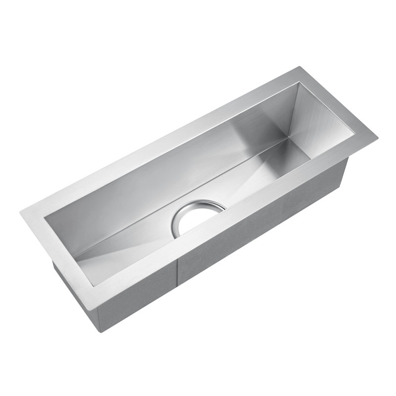 Whitesboro 32 " L Drop-In Single Bowl Stainless Steel Kitchen Sink