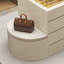 70.87"Beige jewelry storage cabinet display stand