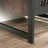 Narrow Bookcase with Modern Design, Brown Finish