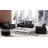 Barnier Faux Leather Club Chair with Ottoman-484915948