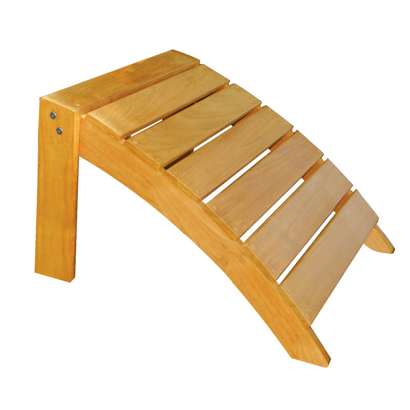 Teak Outdoor Adirondack Footstool