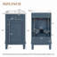 Meuble-lavabo 18 po avec lavabo en céramique-908984471