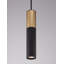POGNO 1 - Light Black/Gold Cylinder Pendant