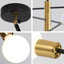 6 - Light Dimmable Sputnik Spider Chandelier-578958721