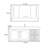 French modern simple bathroom cabinet