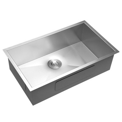 30'' L Undermount Single Bowl Stainless Steel Kitchen Sink