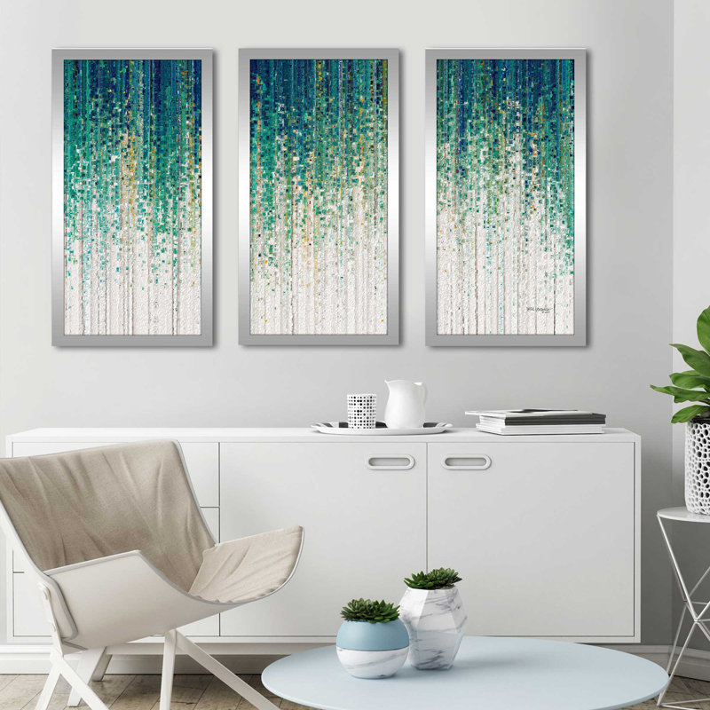 "1 Timothy 1/14 Abundant Grace" par Mark Lawrence, reproduction de 3 pièces sur acrylique, H 25,5 po x l 40,5 po x P 1 po