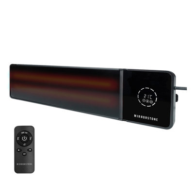 Mirrorstone 2.4kw Theia Remote Wi-fi Infrared Bar Outdoor Patio Heater