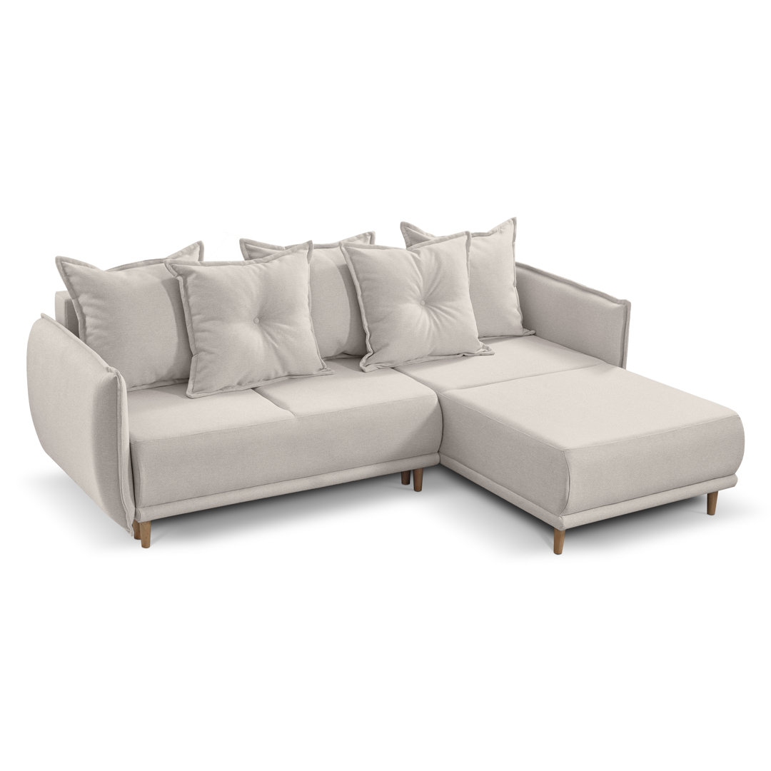 Ecksofa Fabain mit Bettfunktion