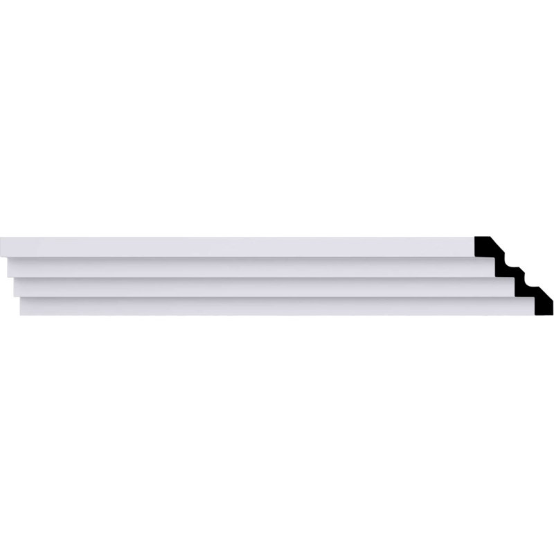 Moulure pour marches Eris H 4 1/4 po x P 4 1/4 po x F 6 po x L 94 1/2 po