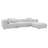 Canapé modulaire de 144 po avec repose-pieds Cloud-502803457