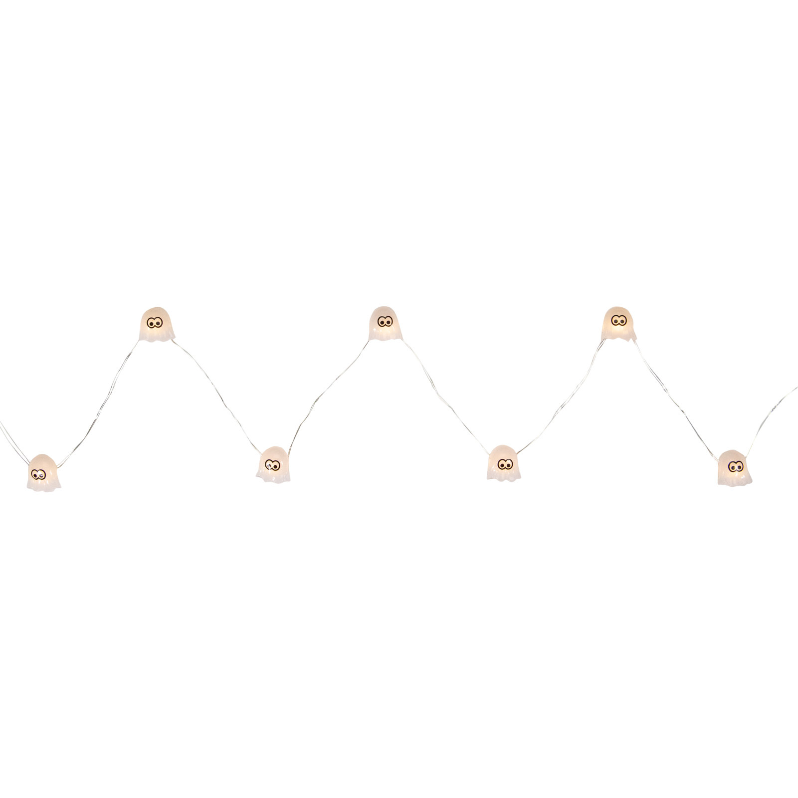10-Count Halloween Ghost LED Fairy Lights
