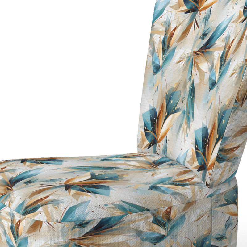 Fauteuil d'appoint moderne sarcelle et blanc en cristal Glamour - Glamour