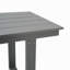 Table de salle à manger et de réunion extérieure grise